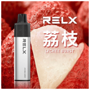 RELX悅刻GA8000口拋棄式一次性電子煙-免充電陶瓷霧化芯超順口【荔枝】