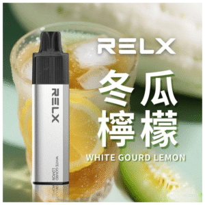 RELX悅刻GA8000口拋棄式一次性電子煙-免充電陶瓷霧化芯超順口【冬瓜檸檬】