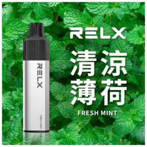 RELX悅刻GA8000口拋棄式一次性電子煙-免充電陶瓷霧化芯超順口【清涼薄荷】