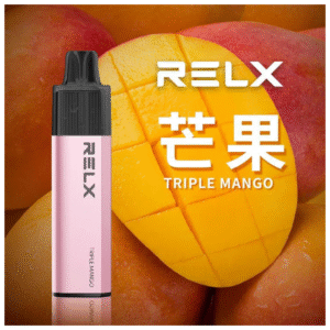 RELX悅刻GA8000口拋棄式一次性電子煙-免充電陶瓷霧化芯超順口【芒果】