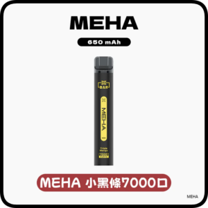 Meha Xbar魅嗨電子煙小黑條一次性拋棄式7000口【16種口味】